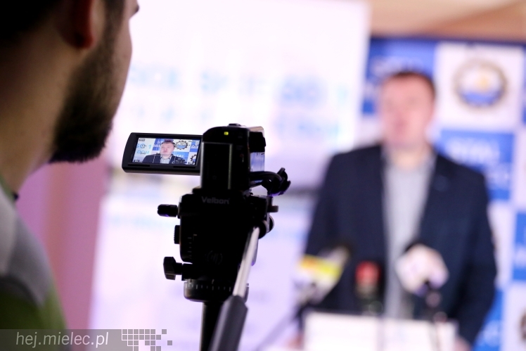 ?Wspieramy Stal? - spotkanie prasowe Mikrofon FKS Stal Mielec