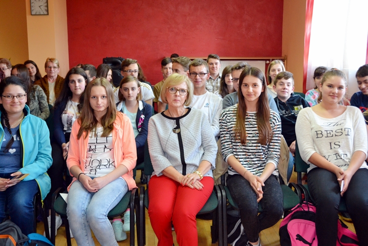 Spotkanie z Małgorzatą Gutowską-Adamczyk w Woli Mieleckiej