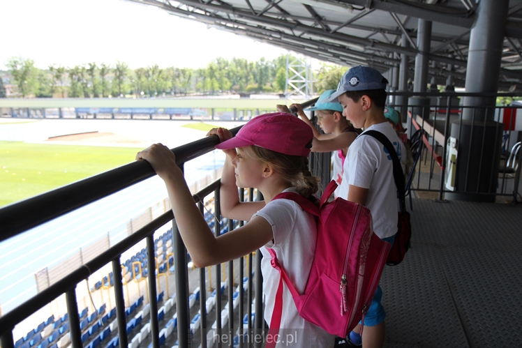 Trening pokazowy FKS Stali Mielec dla uczniów