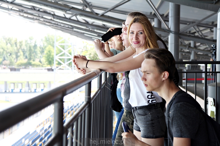 Trening pokazowy FKS Stali Mielec dla uczniów