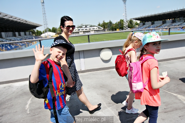 Trening pokazowy FKS Stali Mielec dla uczniów