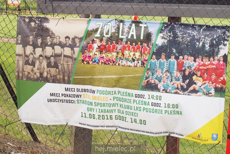 Sympatyczna sobota w Pleśnej: Stal na jubileuszu miejscowego klubu