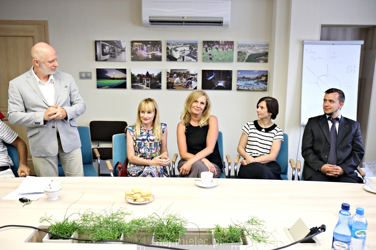 Spotkanie prezydenta Daniela Kozdęby z animatorami grup artystycznych SCK