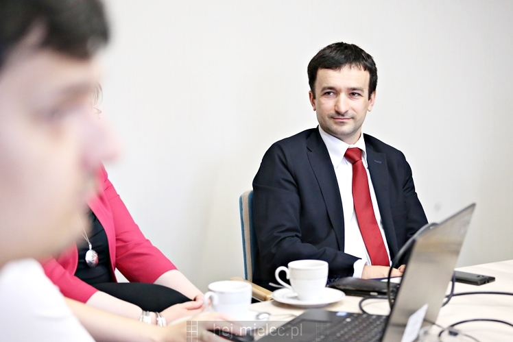 Spotkanie prezydenta Daniela Kozdęby z animatorami grup artystycznych SCK