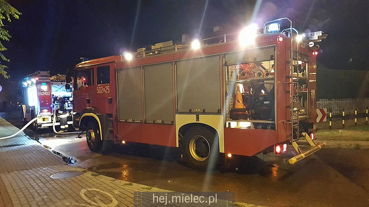 Pożar altany na POD Metalowiec