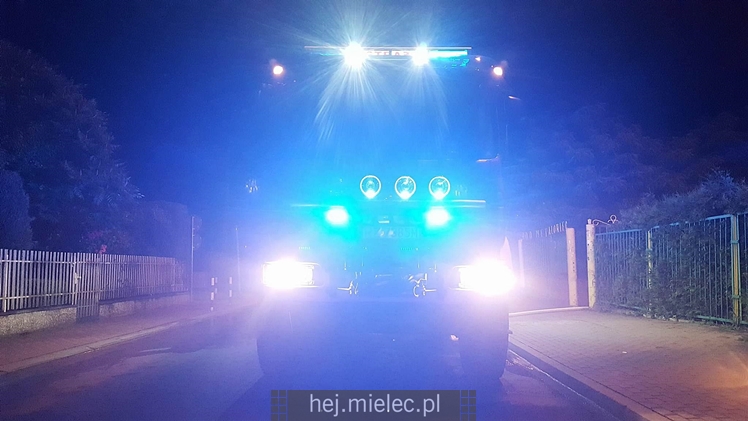 Pożar altany na POD Metalowiec