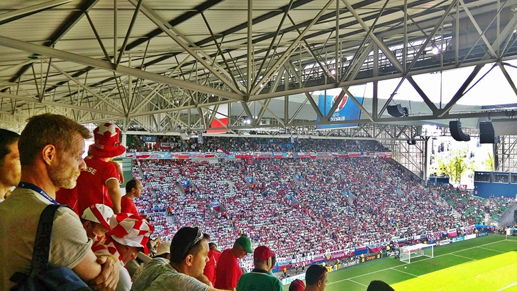 Zdjęcia z meczu Polska - Szwajcaria! Jak bawili się mielczanie?