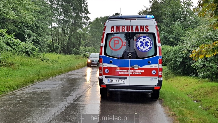 Wypadek w Dulczy Wielkiej. Osobowe renault wpadło w drzewo