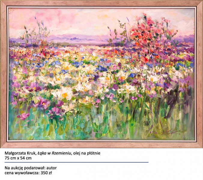 Licytacja obrazów na rzecz Marii Błażków