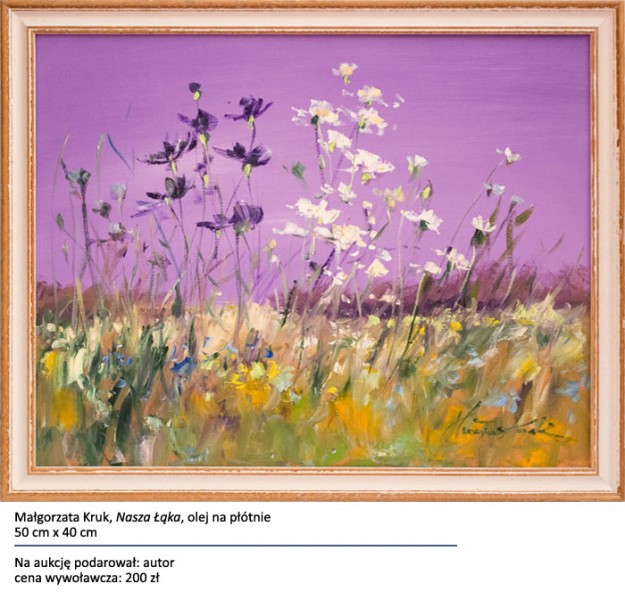 Licytacja obrazów na rzecz Marii Błażków