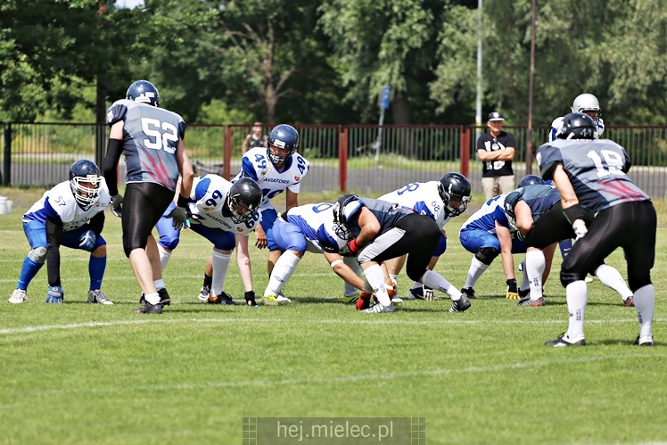 Futbol Amerykański: Aviators Mielec - Silvers Olkusz 14:35