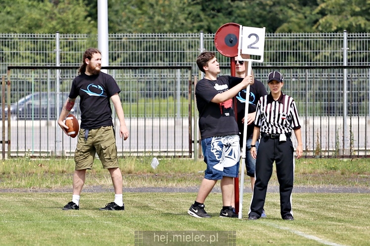 Futbol Amerykański: Aviators Mielec - Silvers Olkusz 14:35