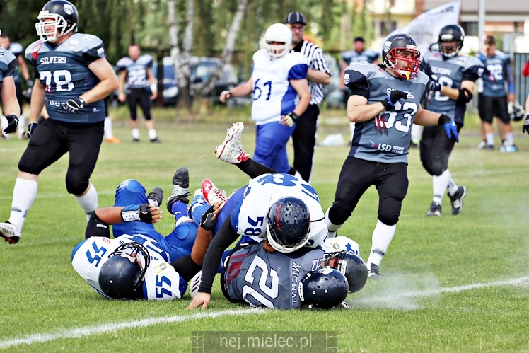 Futbol Amerykański: Aviators Mielec - Silvers Olkusz 14:35