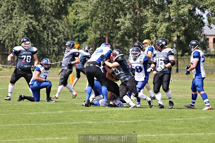 Futbol Amerykański: Aviators Mielec - Silvers Olkusz 14:35