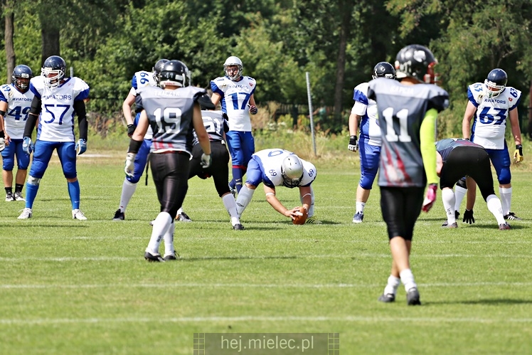 Futbol Amerykański: Aviators Mielec - Silvers Olkusz 14:35