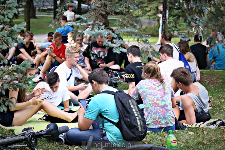 Zlot graczy Pokemon GO w Parku Oborskich