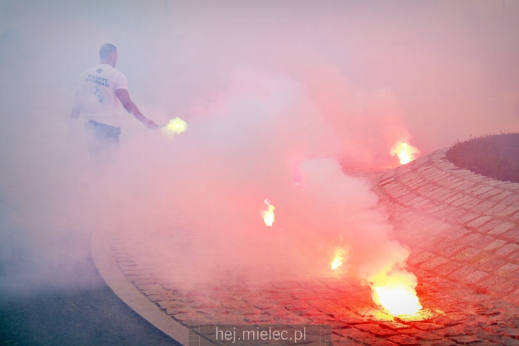 Uroczystość nadania imienia Rotmistrza Pileckiego dla ronda przy ul. Powstańców Warszawy