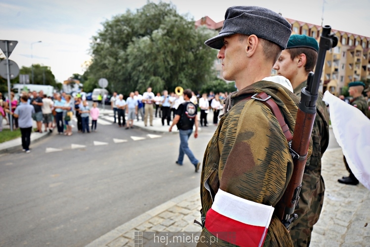 Uroczystość nadania imienia Rotmistrza Pileckiego dla ronda przy ul. Powstańców Warszawy