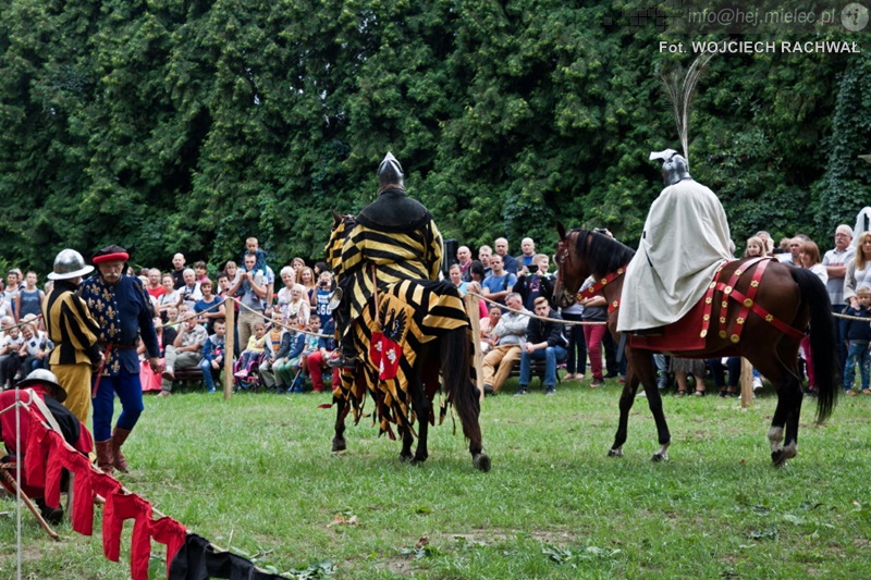 Sześciu rycerzy walczyło, setki widzów oglądało. Turniej rycerski w Baranowie