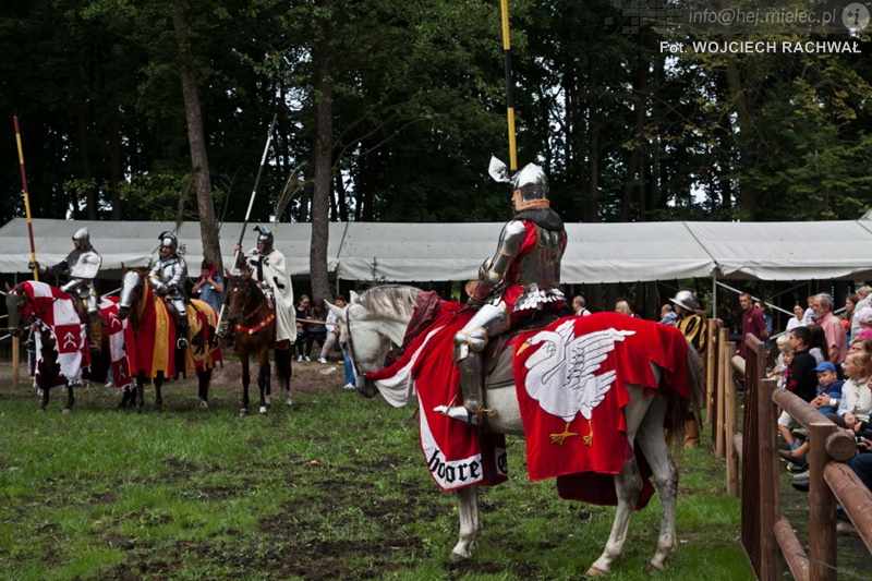 Sześciu rycerzy walczyło, setki widzów oglądało. Turniej rycerski w Baranowie