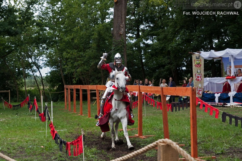 Sześciu rycerzy walczyło, setki widzów oglądało. Turniej rycerski w Baranowie