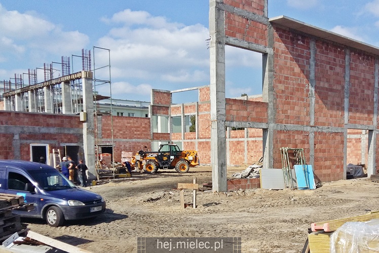 Trwa budowa sali gimnastycznej przy Szkole Podstawowej numer 3