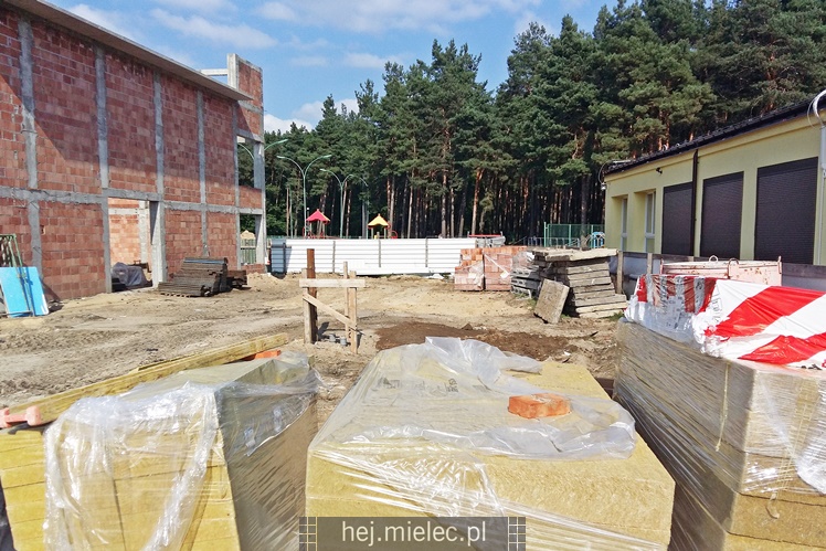 Trwa budowa sali gimnastycznej przy Szkole Podstawowej numer 3
