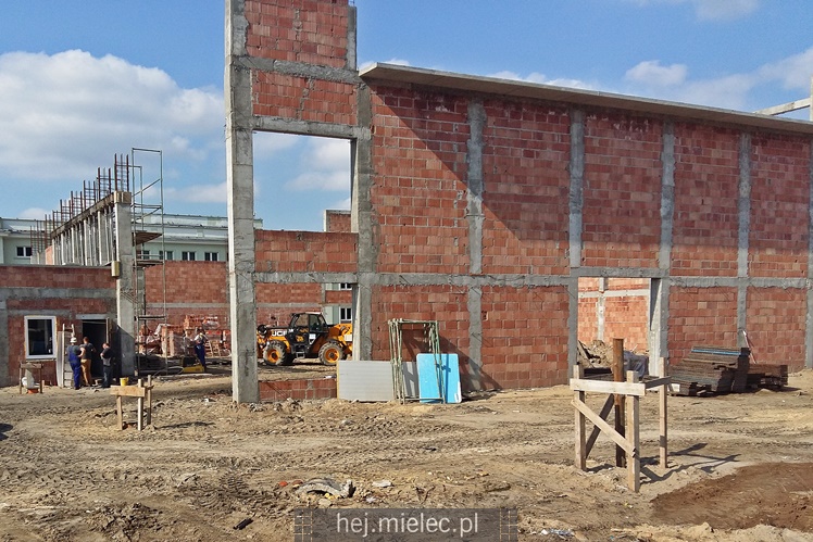 Trwa budowa sali gimnastycznej przy Szkole Podstawowej numer 3