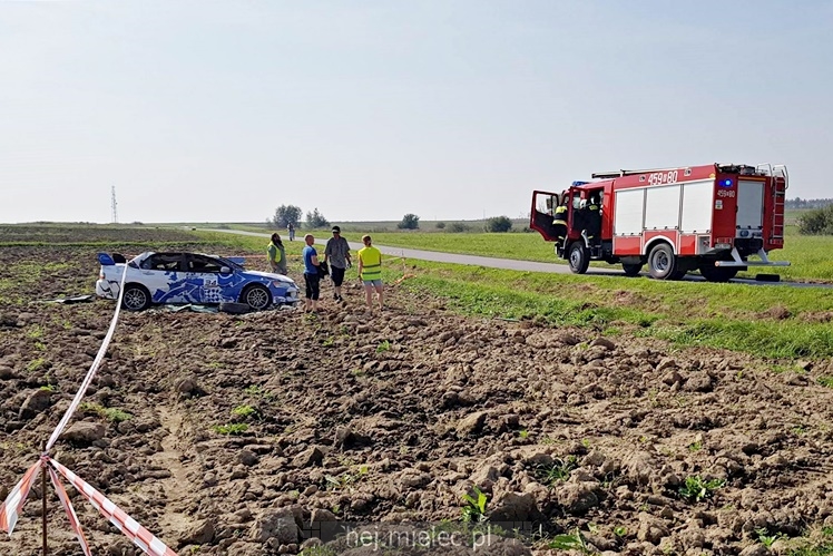 Wypadek na trasie XVI Rajdu Mieleckiego