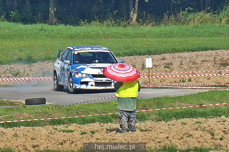 Wypadek na trasie XVI Rajdu Mieleckiego