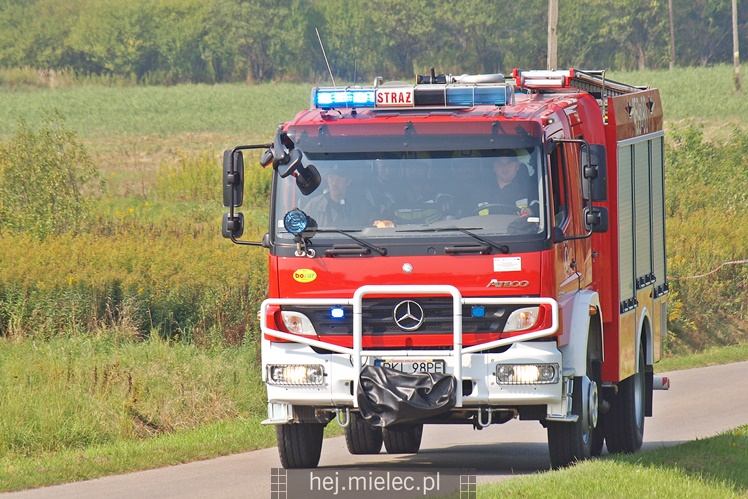 Wypadek na trasie XVI Rajdu Mieleckiego