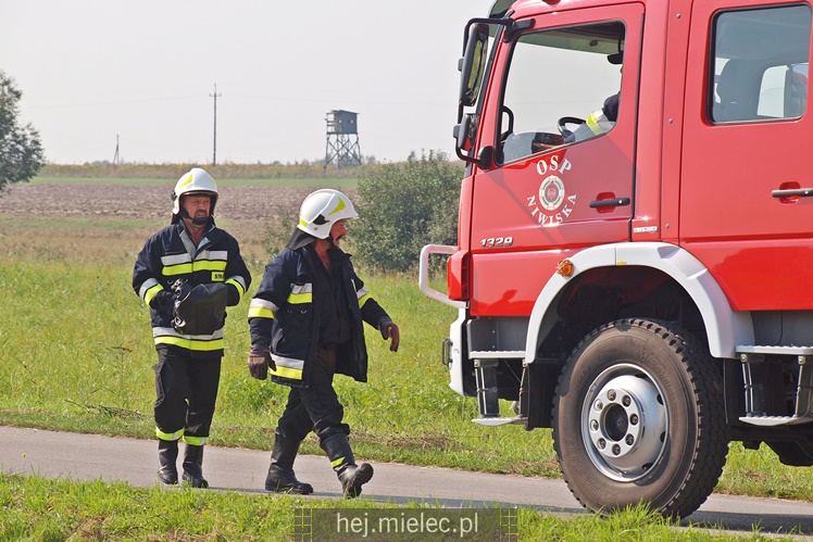 Wypadek na trasie XVI Rajdu Mieleckiego
