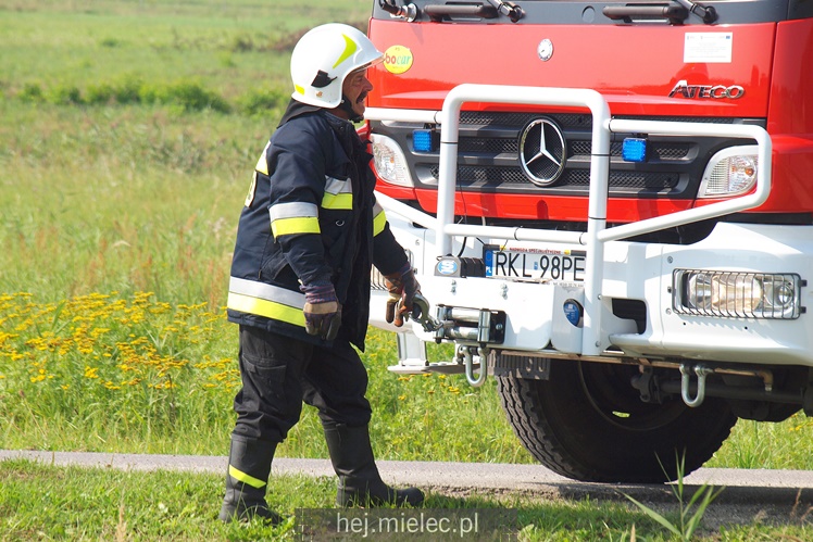Wypadek na trasie XVI Rajdu Mieleckiego