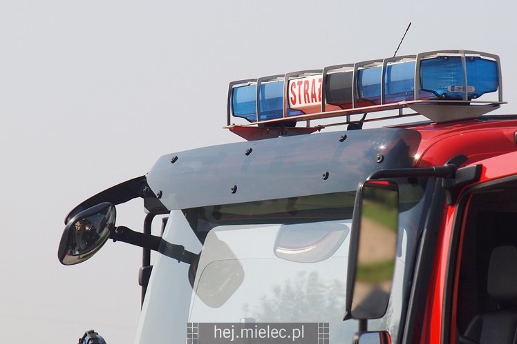 Wypadek na trasie XVI Rajdu Mieleckiego