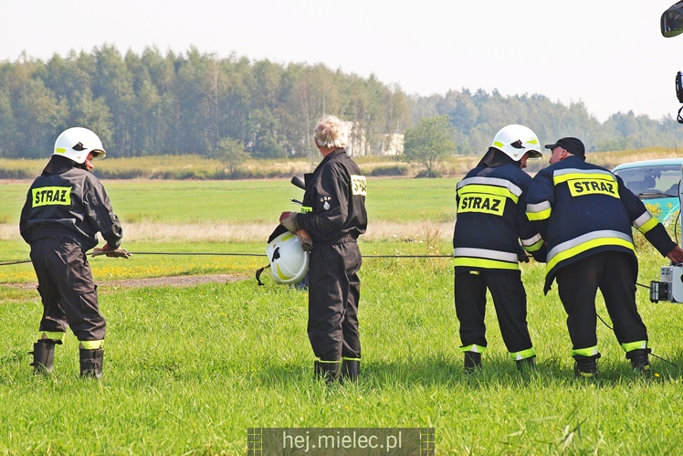 Wypadek na trasie XVI Rajdu Mieleckiego
