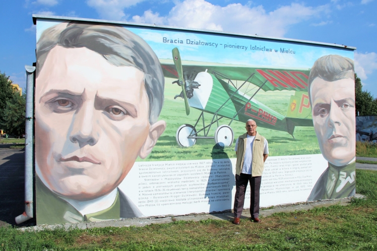 Na Smoczce powstał mural upamiętniający Braci Działowskich