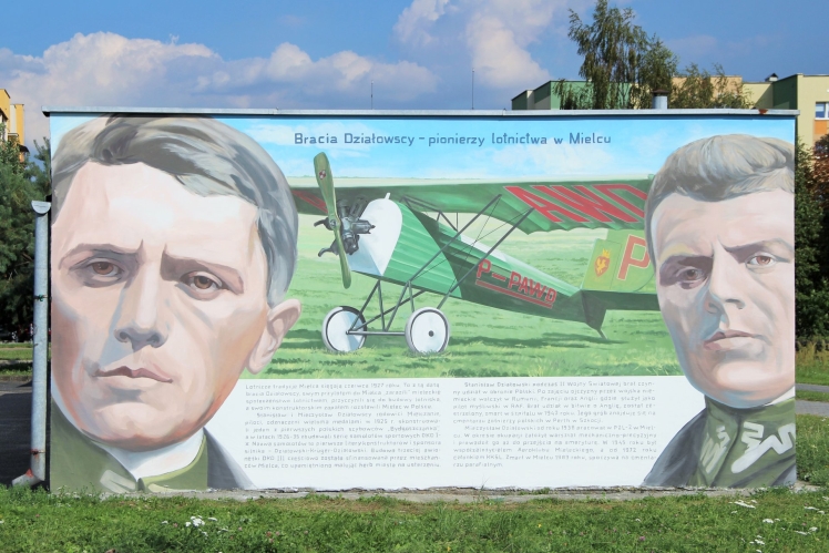 Na Smoczce powstał mural upamiętniający Braci Działowskich