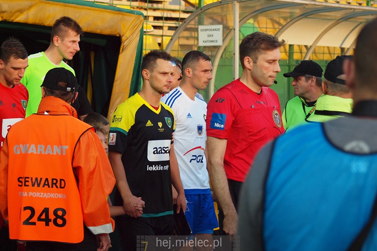 1. liga piłkarska. GKS Katowice - Stal Mielec 1:0