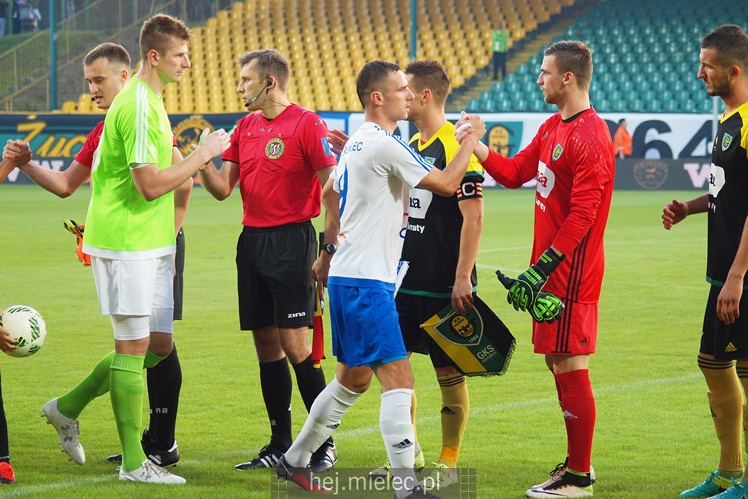 1. liga piłkarska. GKS Katowice - Stal Mielec 1:0