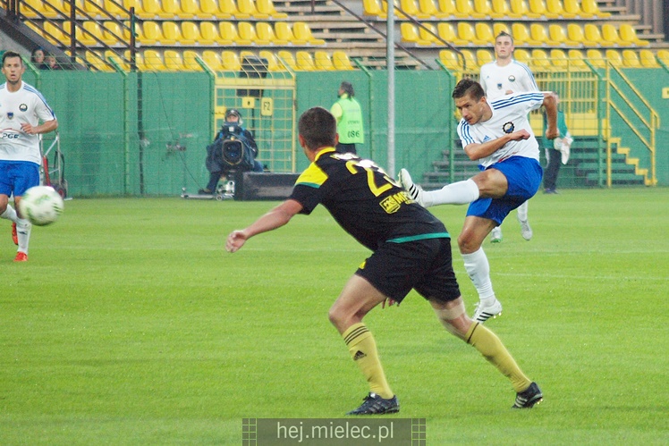 1. liga piłkarska. GKS Katowice - Stal Mielec 1:0