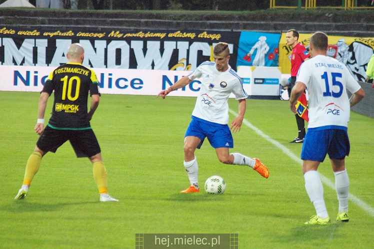 1. liga piłkarska. GKS Katowice - Stal Mielec 1:0