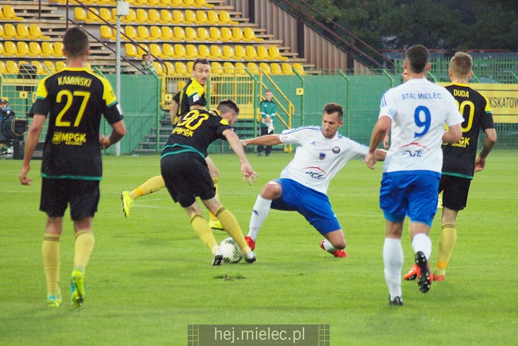 1. liga piłkarska. GKS Katowice - Stal Mielec 1:0