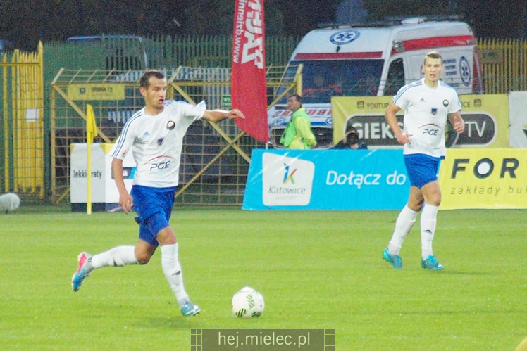 1. liga piłkarska. GKS Katowice - Stal Mielec 1:0