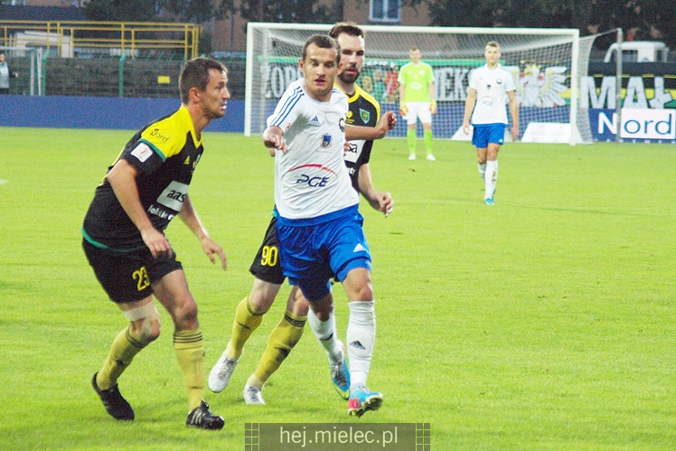 1. liga piłkarska. GKS Katowice - Stal Mielec 1:0