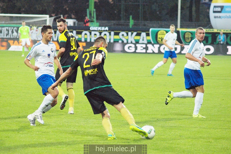 1. liga piłkarska. GKS Katowice - Stal Mielec 1:0
