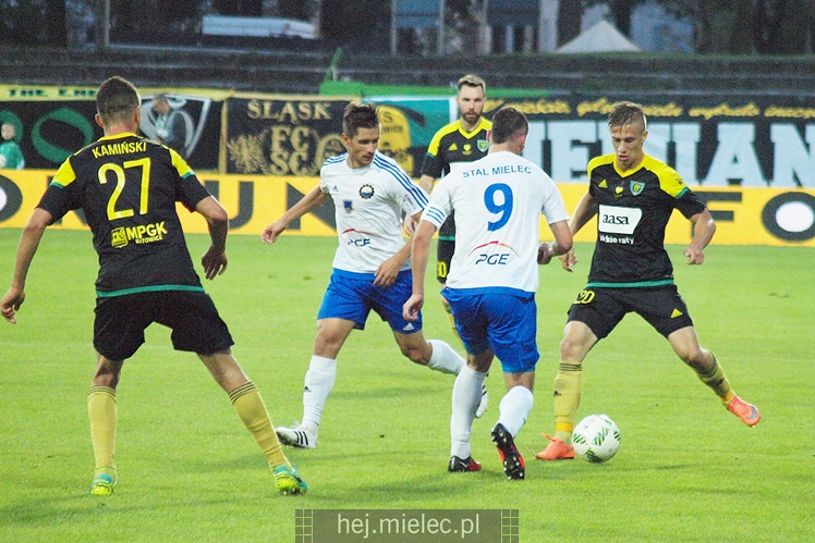 1. liga piłkarska. GKS Katowice - Stal Mielec 1:0