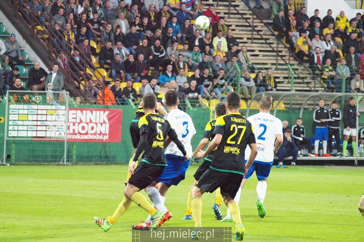 1. liga piłkarska. GKS Katowice - Stal Mielec 1:0