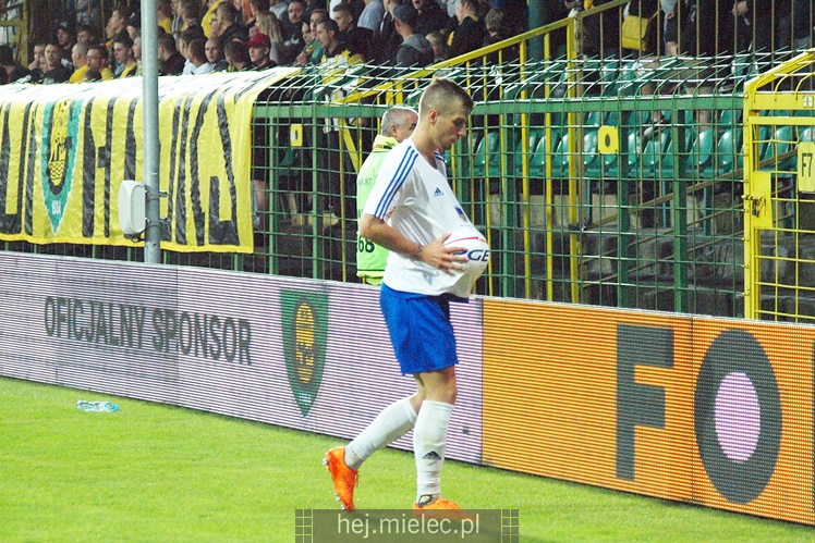 1. liga piłkarska. GKS Katowice - Stal Mielec 1:0