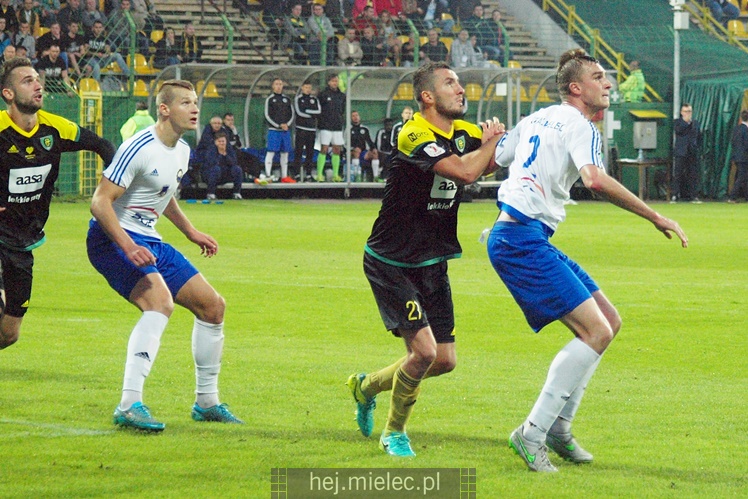 1. liga piłkarska. GKS Katowice - Stal Mielec 1:0