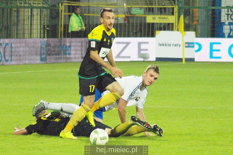 1. liga piłkarska. GKS Katowice - Stal Mielec 1:0